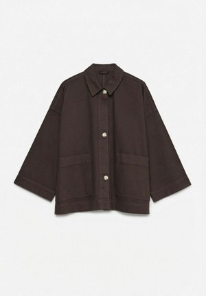 Vero Moda, DENIM JACKET AWVERENA DENIM JACKET - Veste en jean - chocolate torte