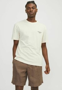 Jack & Jones T-shirt con stampa - buttercream