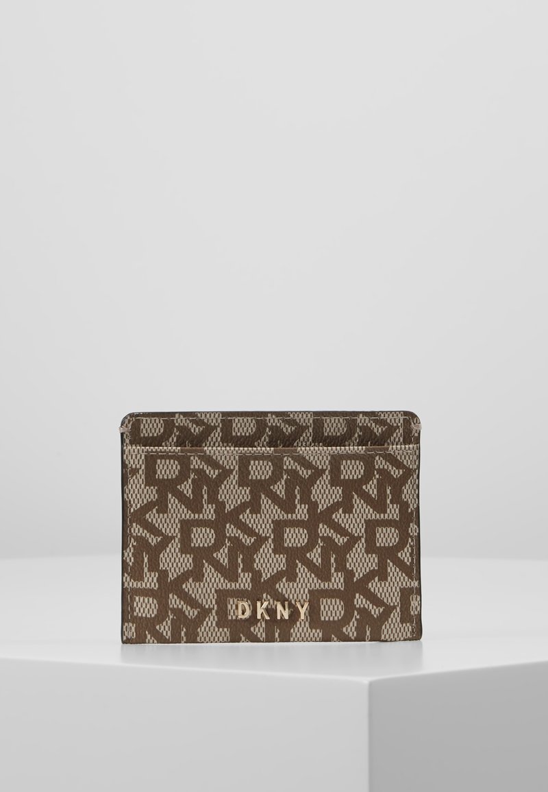 DKNY BRYANT CARD HOLDER LOGO Business card holder chino/caramel