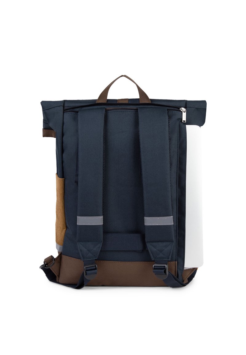 Sac à dos bleu marine & vert - CYCLING MEDIUM