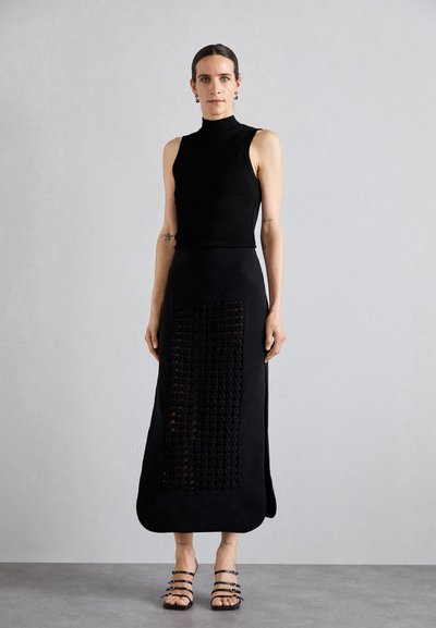 A.W.A.K.E. MODE SKIRT WITH FRAME INSERT - Μάξι φούστα - black