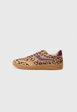 NOTICE - Sneakers laag - burgundy/multi-coloured