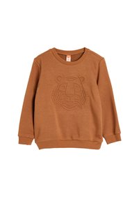 Koton EMBOSSED - Sweatshirt - brown