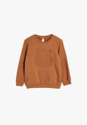 Koton EMBOSSED - Sudadera - brown