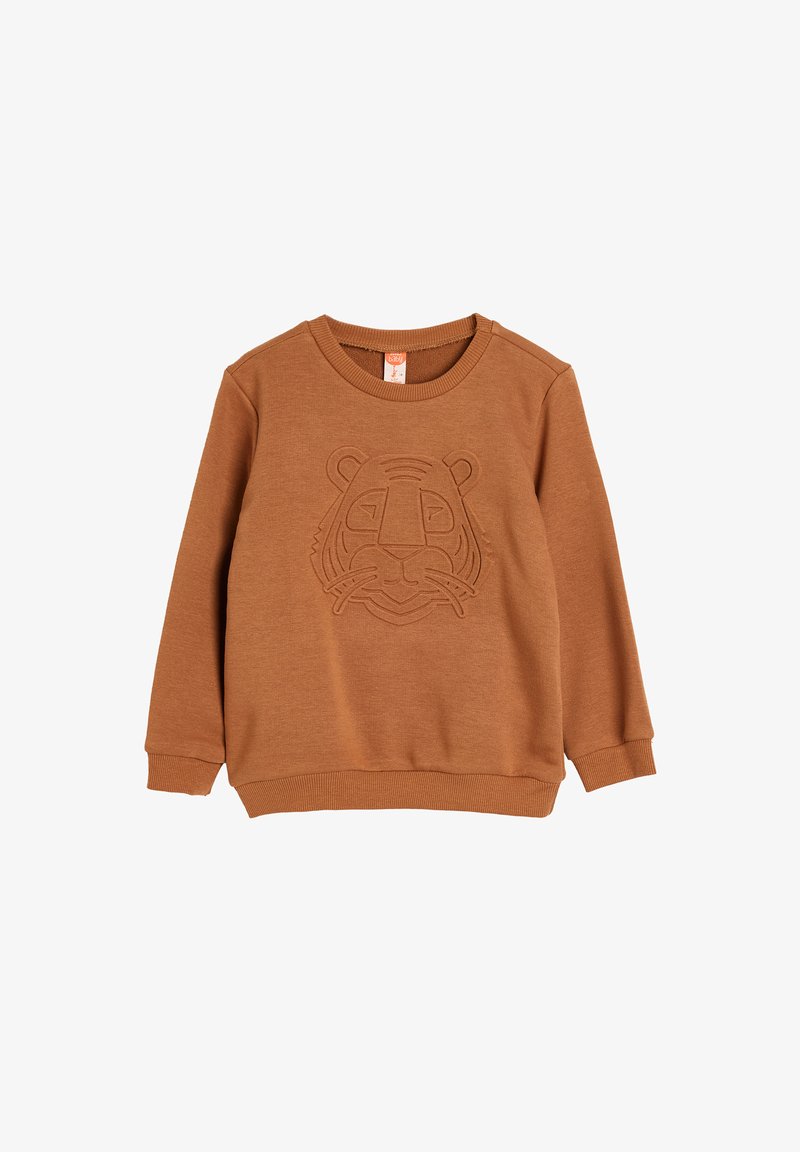 Koton EMBOSSED - Sweater - brown