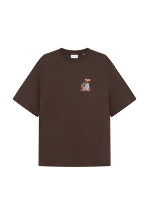 COLE TABLE  - T-shirt med print - slate brown