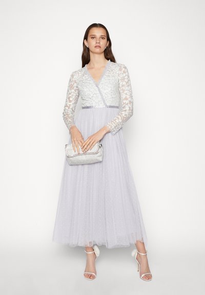 Needle & Thread - TEMPEST V NECK BODICE ANKLE GOWN - Occasion wear - porcelain blue/white