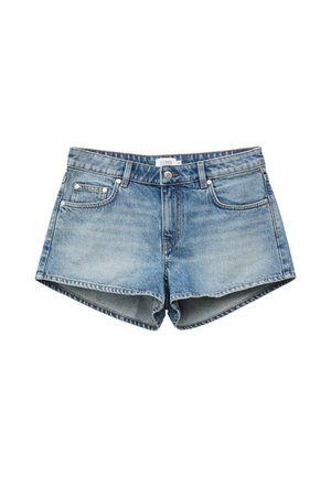 & OTHER STORIES, & OTHER STORIES LOW-WAIST DENIM MINI SHORTS - Short en jean - blue