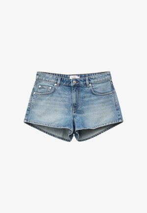 & OTHER STORIES, & OTHER STORIES LOW-WAIST DENIM MINI SHORTS - Short en jean - blue