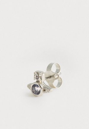MAN LONDON ORB SINGLE STUD UNISEX - Egy darab fülbevaló - platinum-coloured/ash blue