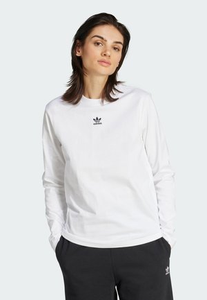 ESSENTIALS LONG SLEEVE - Top dugih rukava - white