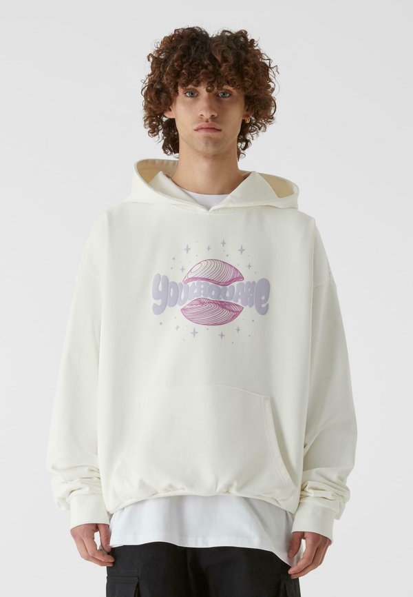 QAUKE V - Kapuzenpullover - weiß