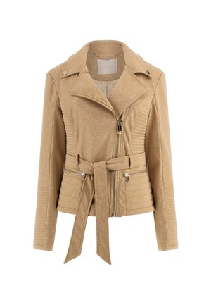 Guess NEW AGNES  - Giacca in similpelle - beige