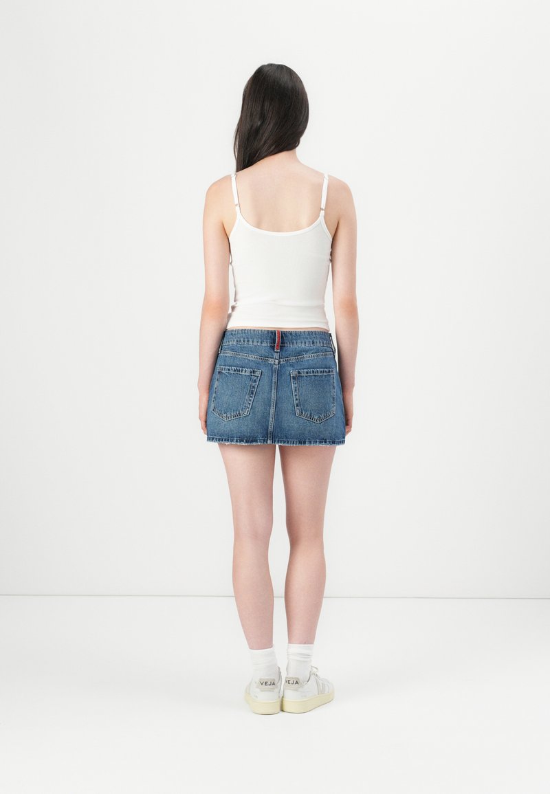 Clearance Hollister White Denim Skirt Hollister Denim Skort Denim