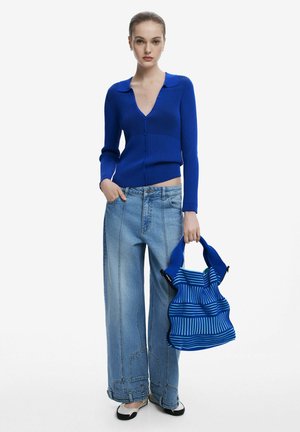 MEDIUM PERFORATED - Handbag - blue