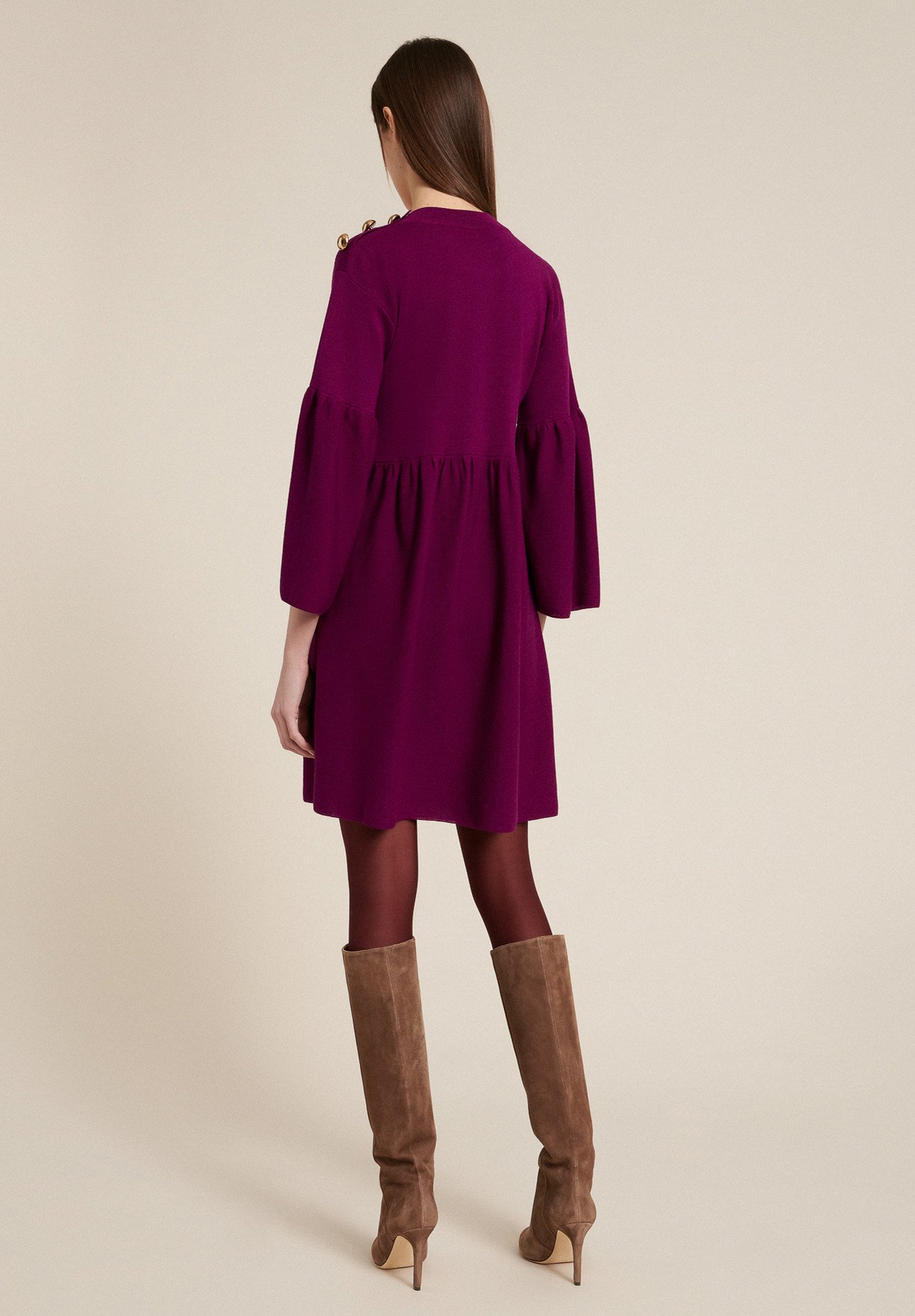 Luisa Spagnoli MEMORY - Abito in maglia - ciclamino/fuxia - Zalando.it