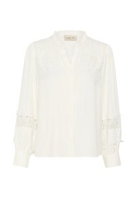 CRLUNA Lace - Bluza z gumbi - snow white