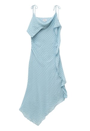 & OTHER STORIES, & OTHER STORIES DRAPED MIDI DRESS - Robe de jour - blue