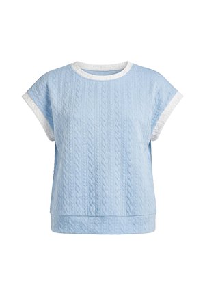 usha, T-shirt print - beau blue