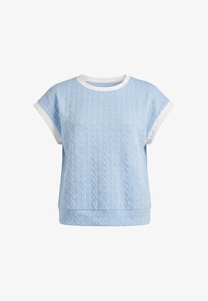 usha, T-shirt print - beau blue