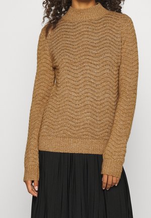 Strickpullover - taupe