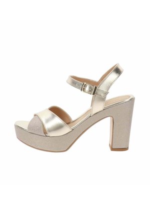Valleverde Sandalias con plataforma - oro