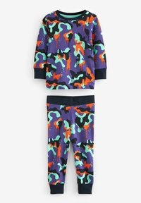 Next SNUGGLE 3 PACK SET - Pyžamová súprava - navy blue purple space dinosaur