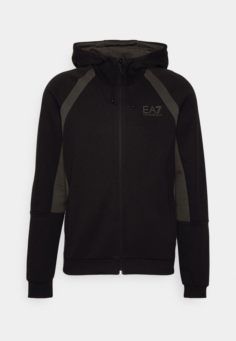 EA7 Emporio Armani Sweater met rits zwart EA7 Emporio Armani Sweater met rits zwart