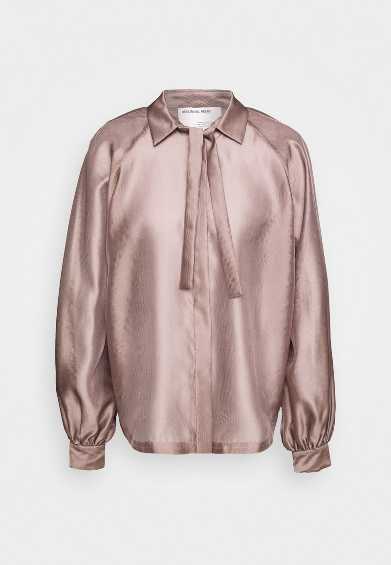 DESIGNERS REMIX Overhemdblouse beige DESIGNERS REMIX Overhemdblouse beige