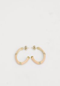 BAMBOO - Earrings - yellow gold-coloured/peach