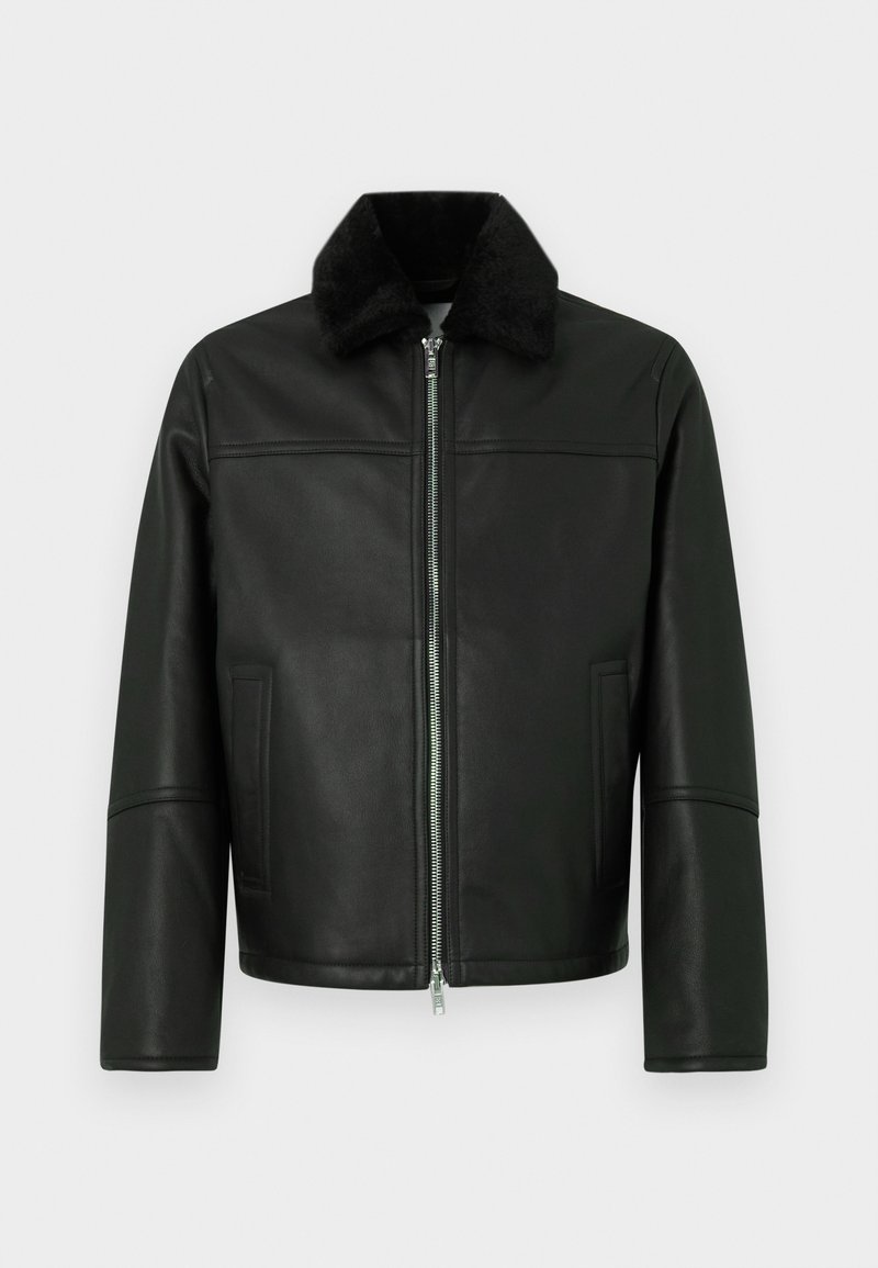 Filippa K JACKET - Leather jacket - black - Zalando.co.uk