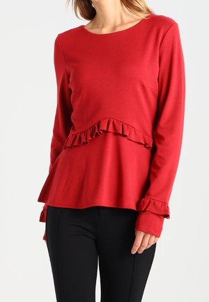T-shirt à manches longues - red