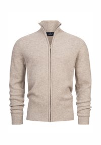 DORSEY ZIP - Cardigan - stone mix