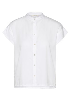 Wunderwerk SQUARE STAND COLLAR - Button-down blouse -  white