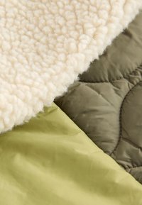 Next REGULAR FIT - COLOURBLOCK - Manteau d'hiver - green borg nylon