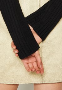 Marc O'Polo PULLOVER LONGSLEEVE ROUND NECK TRANSFER DETAIL - Trui - black