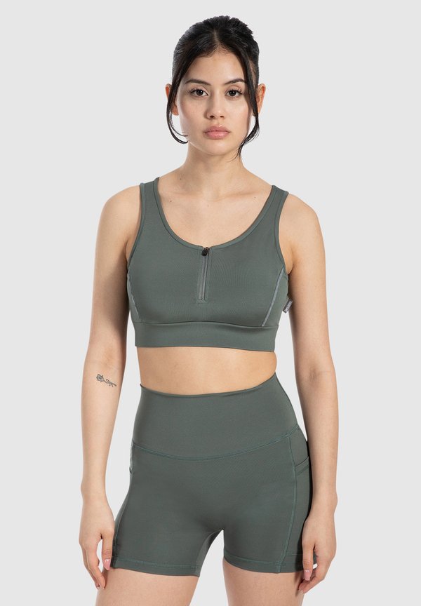 KATHI YOGA PILATES BH - Sport-BH mit starker Stützkraft - grün