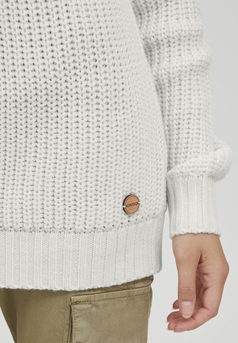 Damen Strickjacken | Oxmo OXNANNA Strickpullover cloud dancer/weiß - IW83719 Damen Strickjacken | Oxmo OXNANNA Strickpullover cloud dancer/weiß - IW83719