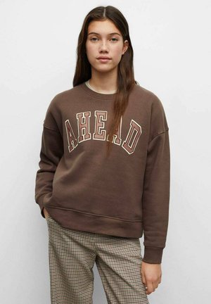 AHEAD - Sweatshirt - braun