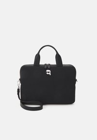 KARL LAGERFELD - IKONIK LAPTOP BAG UNISEX - Sülearvutikott - black Väikepilt 1