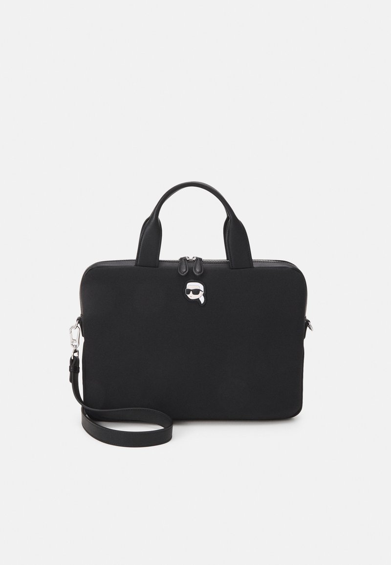 KARL LAGERFELD - IKONIK LAPTOP BAG UNISEX - Sülearvutikott - black, Suurenda