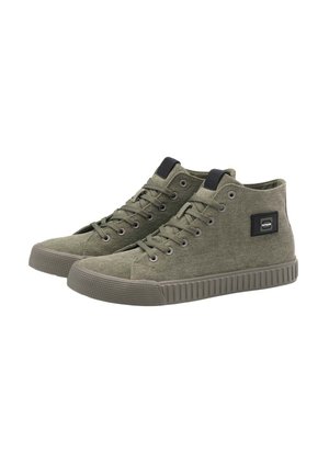 Schnürstiefelette - olive