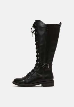 Lace-up boots - black