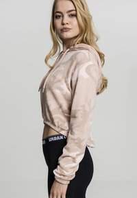 Urban Classics CROPPED - Kapucnis pulóver - rose