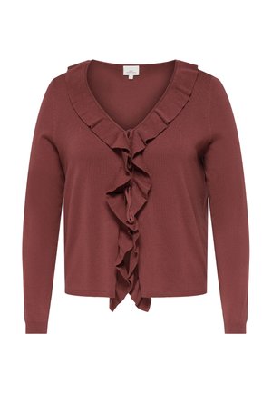 CARLUIS LIFE NEW RUFFLE CARD  - Vest - spiced apple