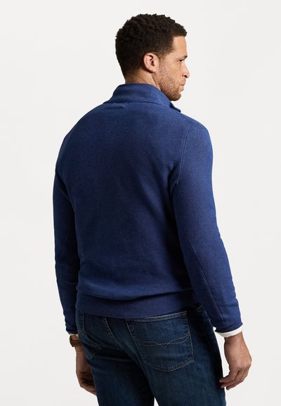 Polo Ralph Lauren Big & Tall QUARTER-ZIP JUMPER - Trui - rustic navy heather