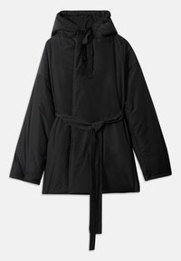 HOODED SLEEPING BAG COAT - Winter coat - black