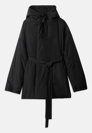 HOODED SLEEPING BAG COAT - Wintermantel - black