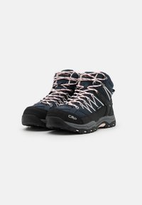CMP KIDS RIGEL MID TREKKING SHOES WP UNISEX - Zapatillas de senderismo - asphalt/rose