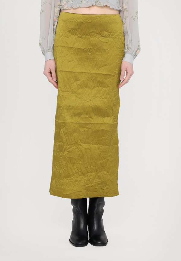 ALMA SKIRT - Maxi skirt - gold